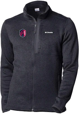 Columbia St Louis City SC Mens Black Sweater Weather Medium Weight Jacket