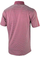 Columbia Arkansas Razorbacks Mens Red Contention Short Sleeve Polo