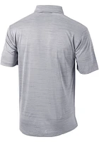 Columbia Detroit Tigers Mens Grey Set Short Sleeve Polo