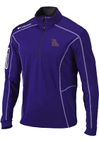 Columbia Prairie View A&M Panthers Mens Shotgun Long Sleeve Qtr Zip Pullover