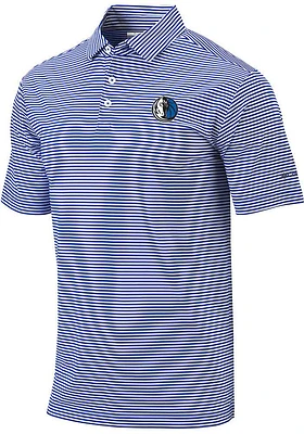 Columbia Dallas Mavericks Mens Blue Club Invite Short Sleeve Polo