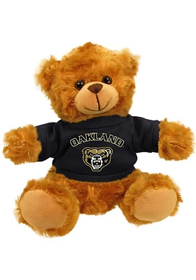 Oakland University Golden Grizzlies 9 inch Jersey Bear Plush - Brown