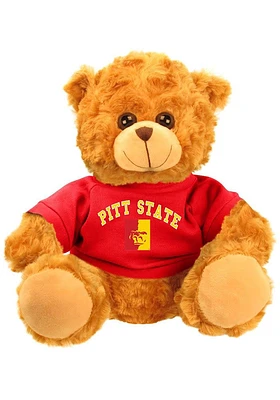 Pitt State Gorillas 9 inch Jersey Bear Plush - Brown