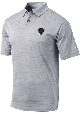 Columbia Pitt Panthers Mens Set Short Sleeve Polo