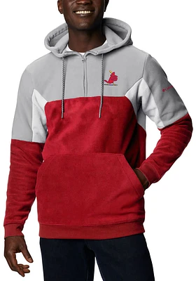 Columbia St Louis Cardinals Mens Red Lodge Hood