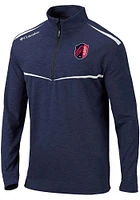 Columbia St Louis City SC Mens Navy Blue Scorecard Long Sleeve Qtr Zip Pullover