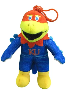 Kansas Jayhawks Mascot 14in Keychain Keychain - Blue
