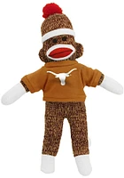 Texas Longhorns 8 Inch Sock Monkey Plush - Grey