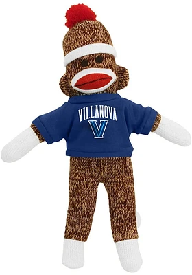 Villanova Wildcats 8 Inch Sock Monkey Plush - Grey