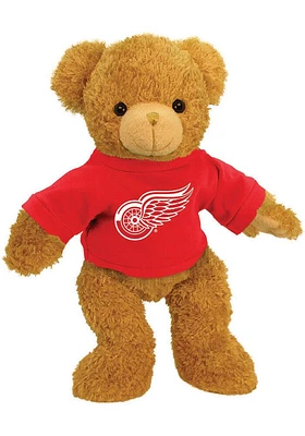 Detroit Red Wings Hoodie Bear Plush - Red
