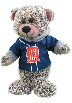 Detroit Tigers Plush Hoodie Bear Plush - Blue