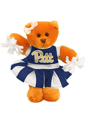 Pitt Panthers 8 Inch Cheer Bear Plush - Blue