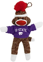 K-State Wildcats 4 Inch Sock Monkey Keychain - Brown
