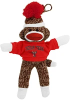 Texas Tech Red Raiders 4 Inch Sock Monkey Keychain - Brown