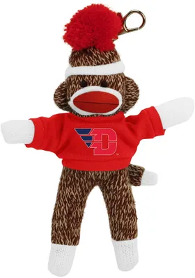 Dayton Flyers 4 Inch Sock Monkey Keychain