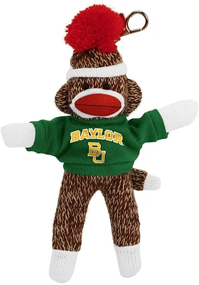 Baylor Bears 4 Inch Sock Monkey Keychain - Brown