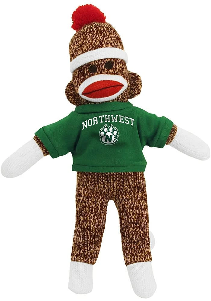 Northwest Missouri State Bearcats 8 Inch Sock Monkey Plush - Brown