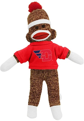 Dayton Flyers 8 Inch Sock Monkey Plush - Brown