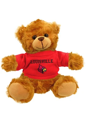 Louisville Cardinals 6 Inch Jersey Bear Plush - Brown