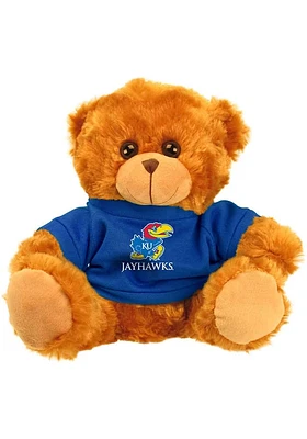 Kansas Jayhawks 9 Inch Jersey Bear Plush - Brown