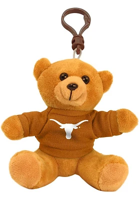 Texas Longhorns 4 Inch Bear Keychain - Brown