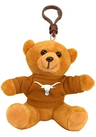 Texas Longhorns 4 Inch Bear Keychain - Brown