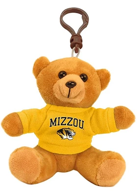 Missouri Tigers 4 Inch Bear Keychain - Brown