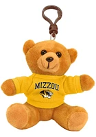 Missouri Tigers 4 Inch Bear Keychain - Brown