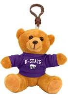 K-State Wildcats 4 Inch Bear Keychain - Brown