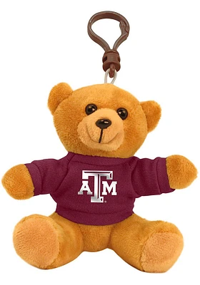 Texas A&M Aggies 4 Inch Bear Keychain - Brown