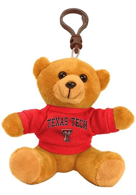 Texas Tech Red Raiders 4 Inch Bear Keychain - Brown