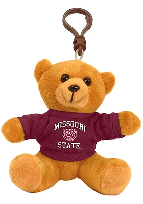 Missouri State Bears 4 Inch Bear Keychain - Brown