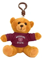 Missouri State Bears 4 Inch Bear Keychain - Brown