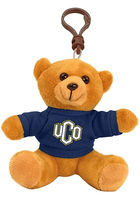 Central Oklahoma Bronchos 4 Inch Bear Keychain - Navy Blue