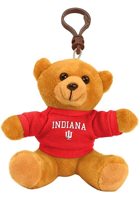 Indiana Hoosiers 4 Inch Bear Keychain - Red