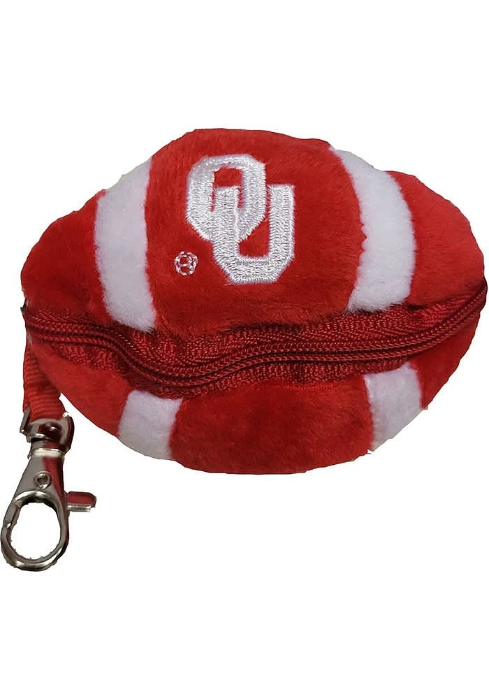 Oklahoma Sooners 4 Inch Football Keychain - Red