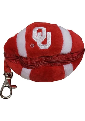 Oklahoma Sooners 4 Inch Football Keychain - Red