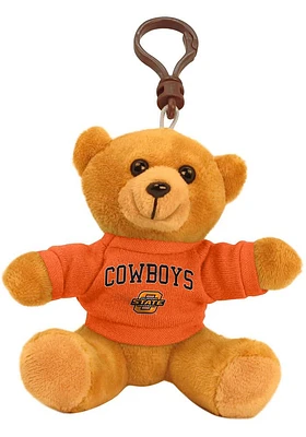 Oklahoma State Cowboys 4 Inch Bear Keychain - Orange