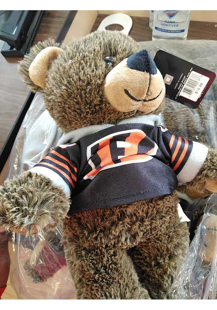 Cincinnati Bengals Hoodie Bear Plush