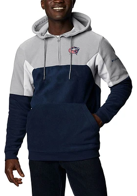 Columbia Columbus Blue Jackets Mens Navy Lodge Hood