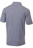 Columbia Columbus Blue Jackets Mens Navy Invite Stripe Short Sleeve Polo