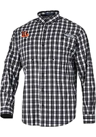 Columbia Cincinnati Bengals Mens Heat Seal Super Tamiami LS T Long Sleeve Dress Shirt