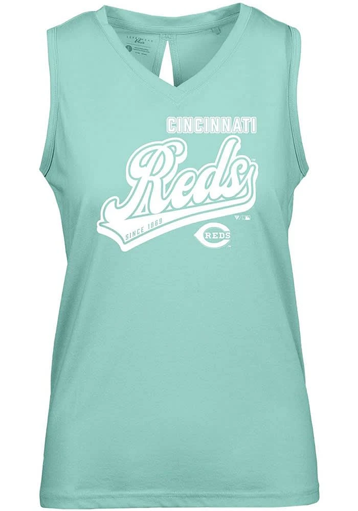 Levelwear Cincinnati Reds Womens Paisley Sweep Tank Top