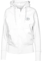 Levelwear Cincinnati Reds Womens White Gardinia Hooded Sweatshirt