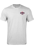 Levelwear Columbus Blue Jackets White Thrive Club Patch Short Sleeve Fashion T Shirt