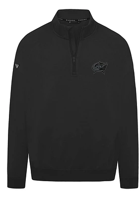 Levelwear Columbus Blue Jackets Mens Murray Nightfall Long Sleeve Qtr Zip Pullover