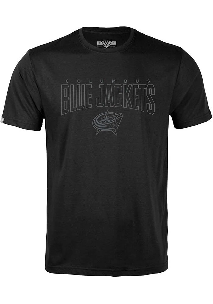 Levelwear Columbus Blue Jackets Black Richmond Darkmoon Short Sleeve T Shirt