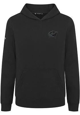 Levelwear Columbus Blue Jackets Youth Black Podium Jr Nightfall Long Sleeve Hoodie