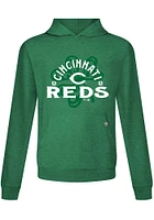 Levelwear Cincinnati Reds Mens Relay Shamrock St Patrick's Day Long Sleeve Hoodie