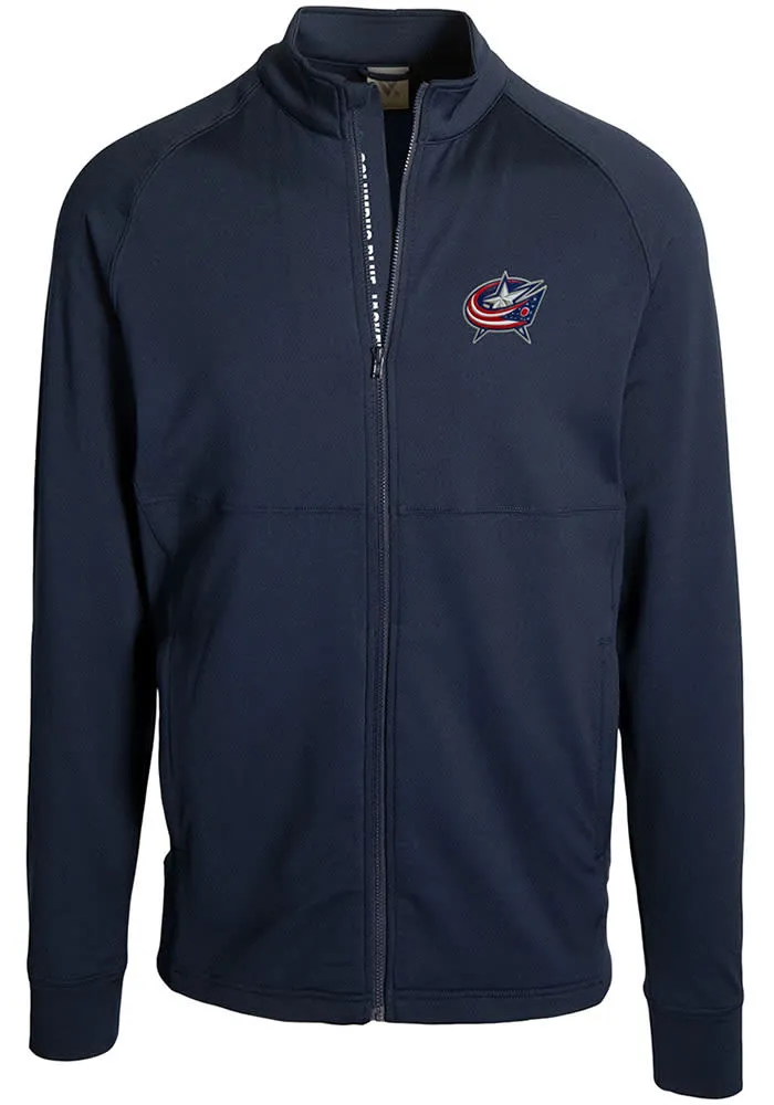 Levelwear Columbus Blue Jackets Mens Navy Nitro Track Jacket